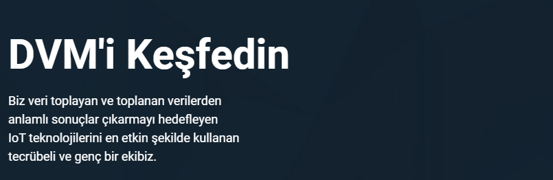 DVM TEKNOLOJİ A.Ş Screenshot 1 