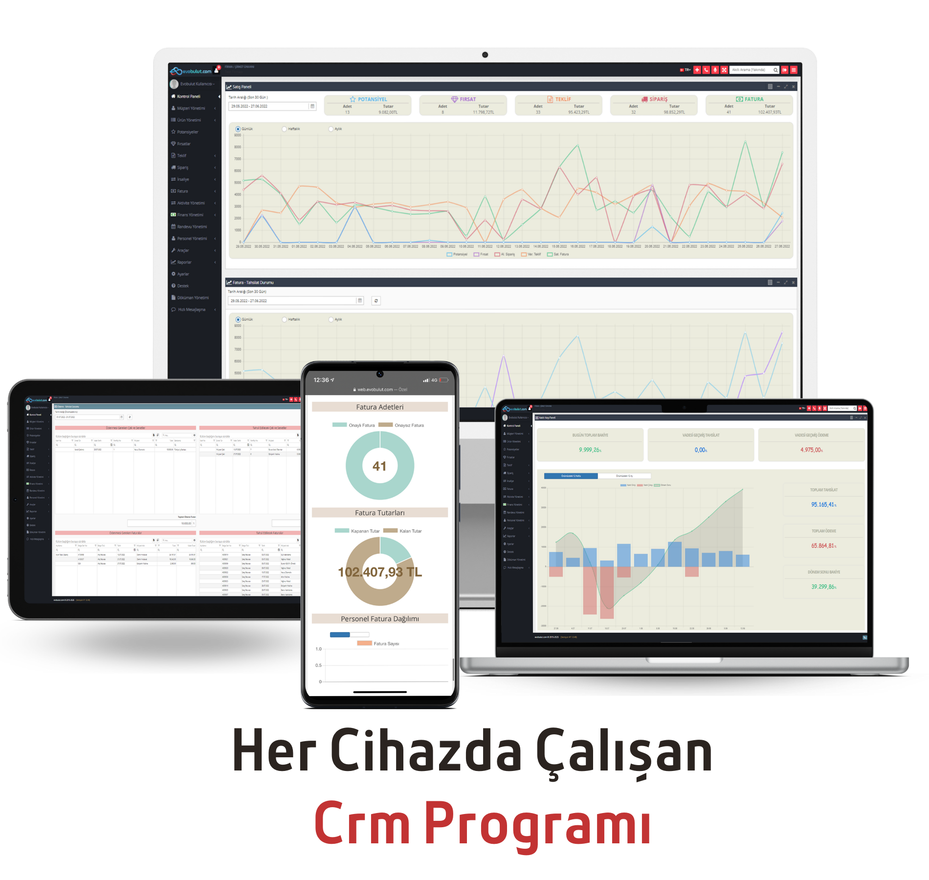Evosoft Yazılım Bilişim İletişim Danışmanlık San. Tic. Ltd. Şti. HER CİHAZDA ÇALIŞAN EVOBULUT ÜRÜNLERİ (1) 