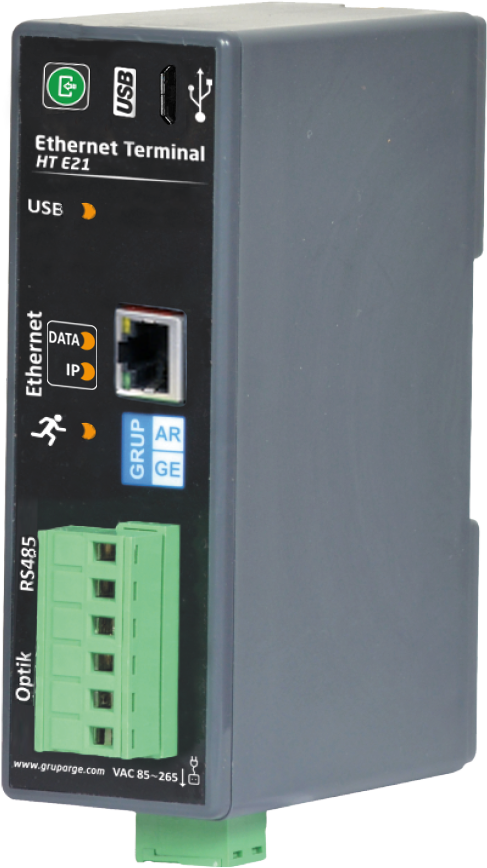 Grup Arge Enerji ve Kontrol Sistemleri SAN. ve TİC. TLD. ŞTİ. Ethernet Terminal E21 
