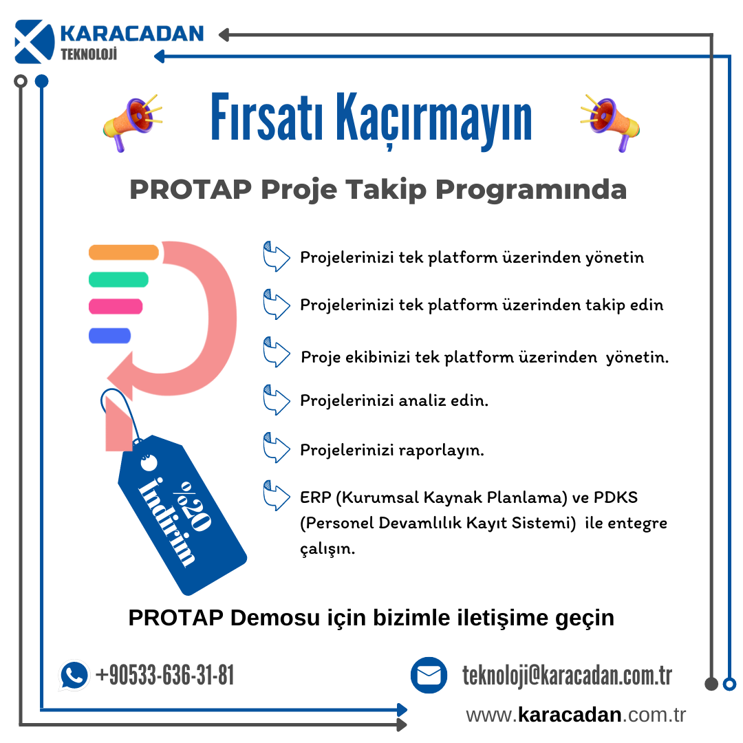 PROTAP (Proje Takip Yazılımı)