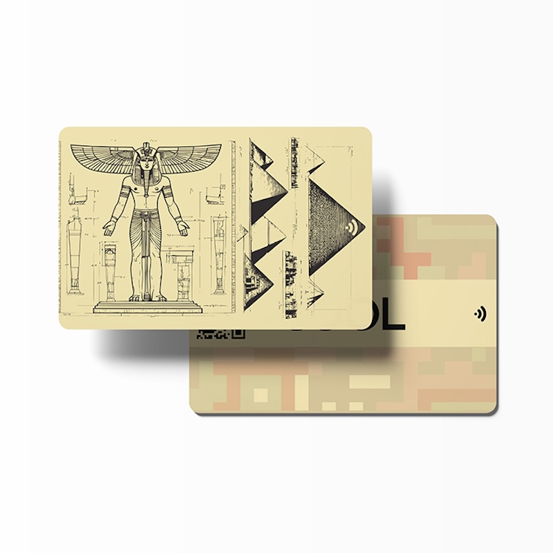 Egypt NFC ve QR Kodlu Cool Dijital Kartvizit