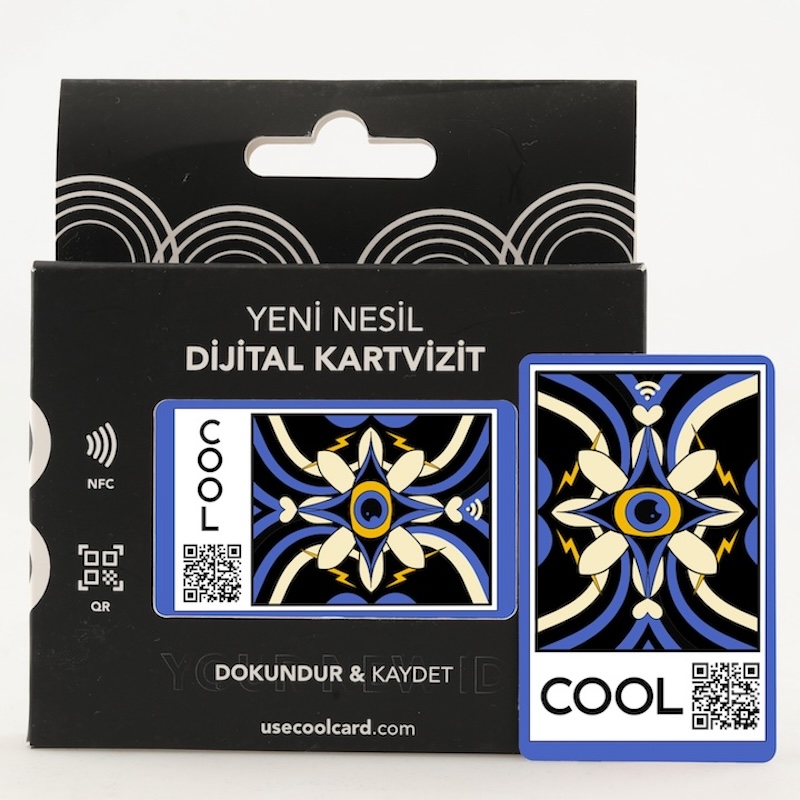 Cool Eye NFC ve QR Kodlu Cool Dijital Kartvizit