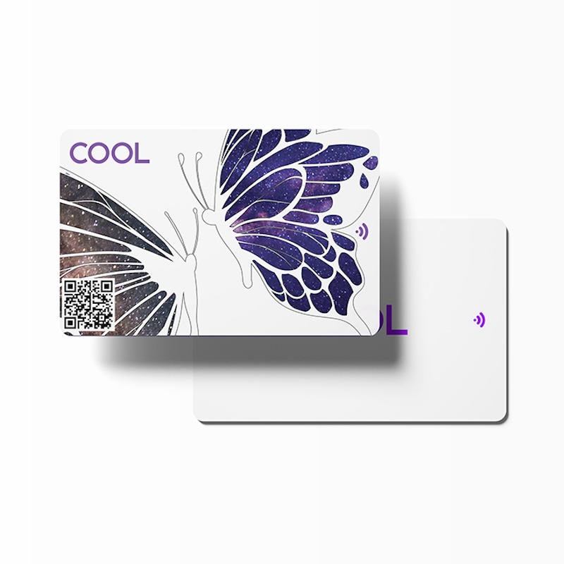 Butterfly NFC ve QR Kodlu Cool Dijital Kartvizit