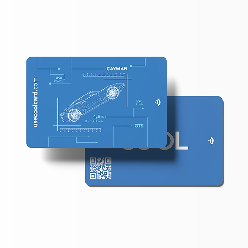 Cayman NFC ve QR Kodlu Cool Dijital Kartvizit