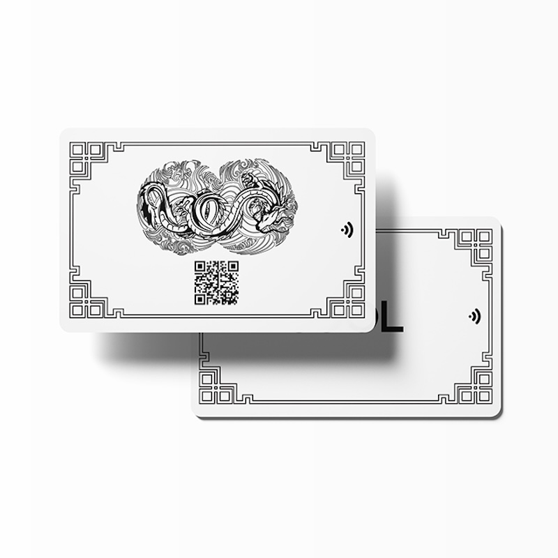 Dragon NFC ve QR Kodlu Cool Dijital Kartvizit