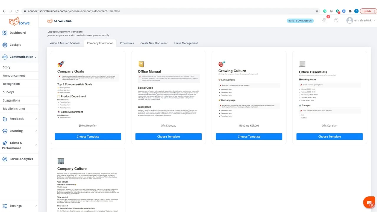 Dijital İnsan Kaynakları ve Uçtan Uca Çalışan Deneyimi Platformu