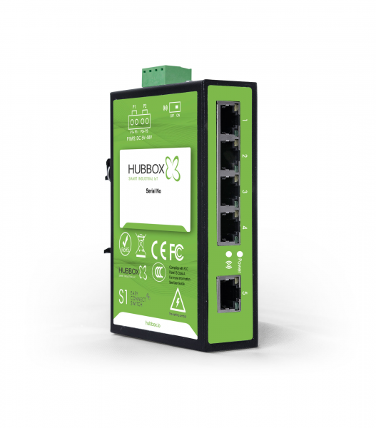 HUBBOX ENDÜSTRİYEL TEKNOLOJİ YAZILIM VE DANIŞMANLIK A.Ş. Hubbox S1 5 Port Industrial Switch 7 