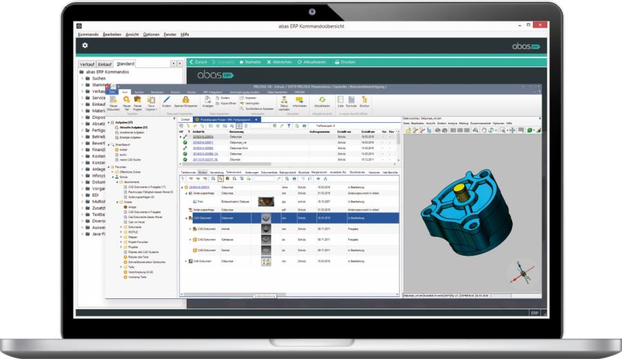Kurumsal Bilgi Sistemleri San. ve Tic. A.Ş. Cad Integration Fuer Cad Pdm Plm Integration Screenshot Abas Erp 0 