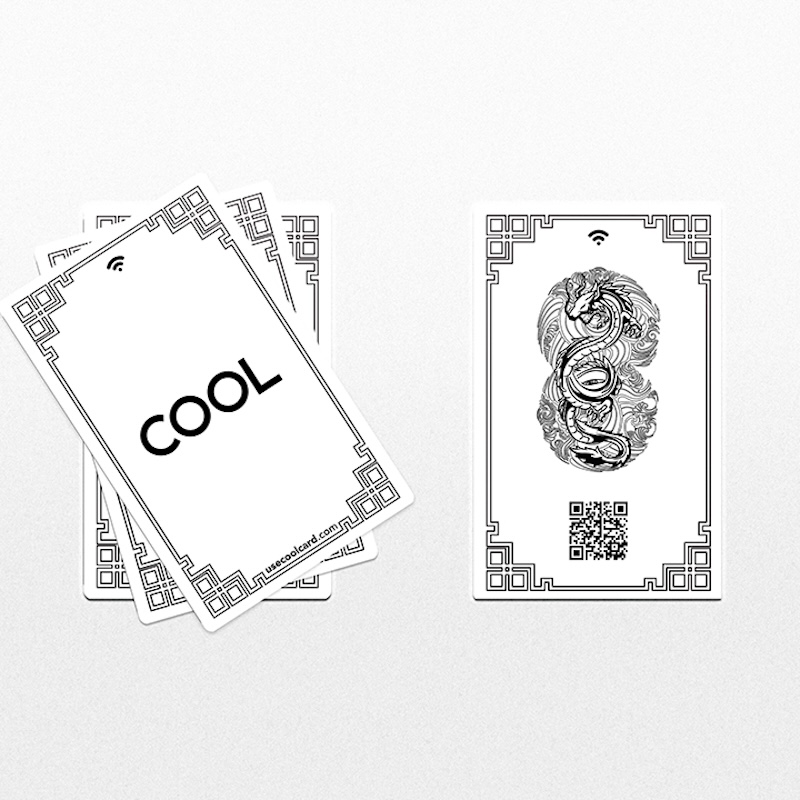 Dragon NFC ve QR Kodlu Cool Dijital Kartvizit