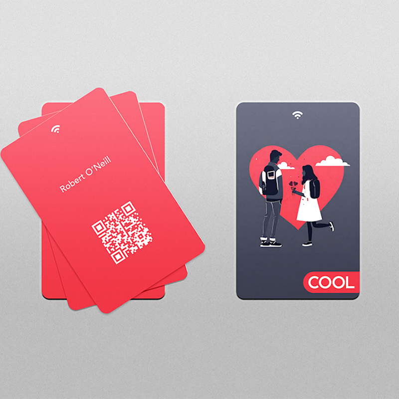 Lovers NFC ve QR Kodlu Cool Dijital Kartvizit