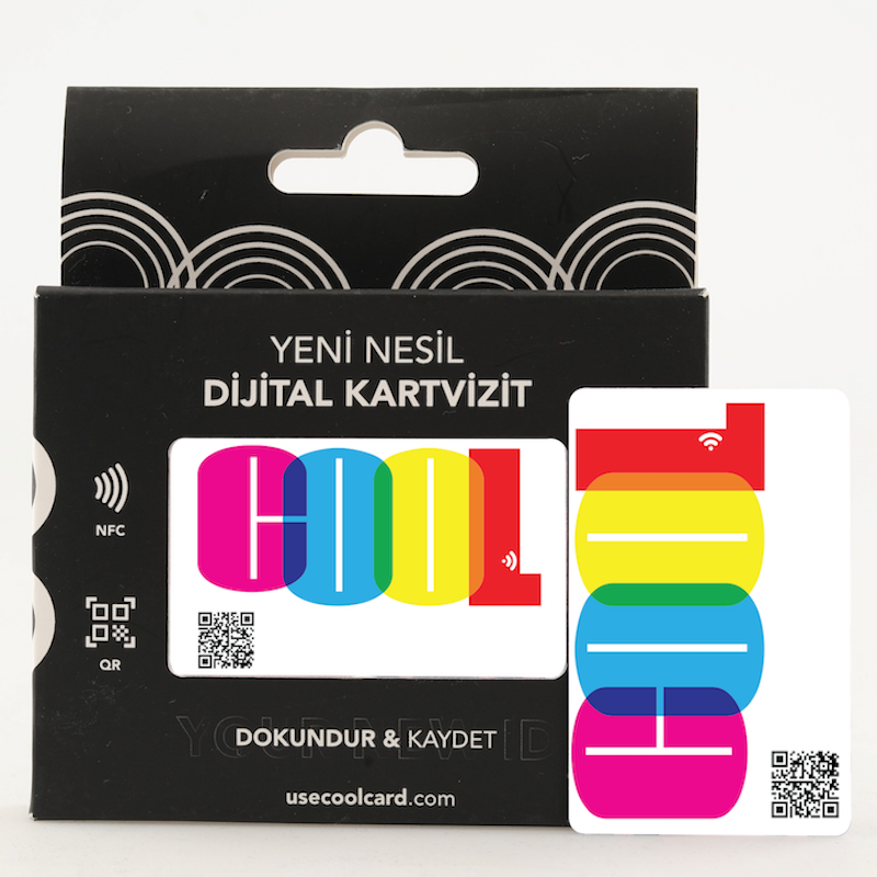 Cool Blend NFC ve QR Kodlu Cool Dijital Kartvizit