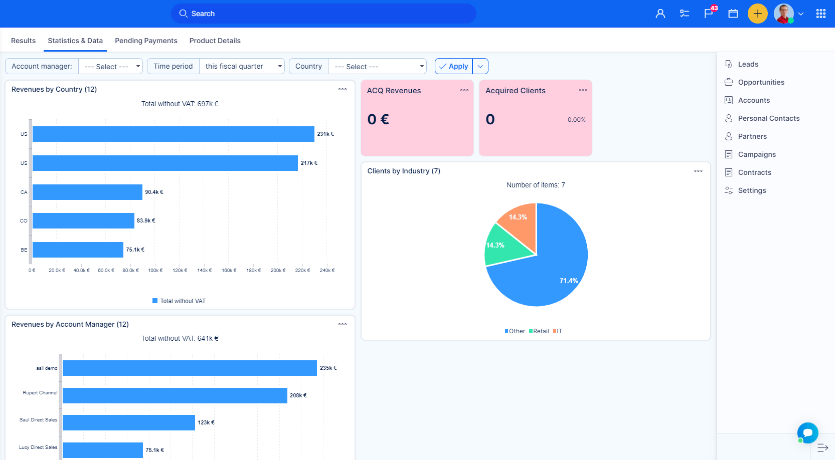 Easy Project B2B CRM