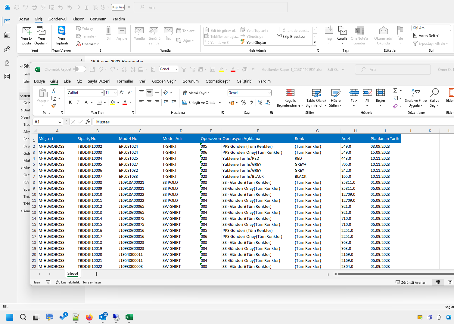 SQL Rapor ve Mail Servisi