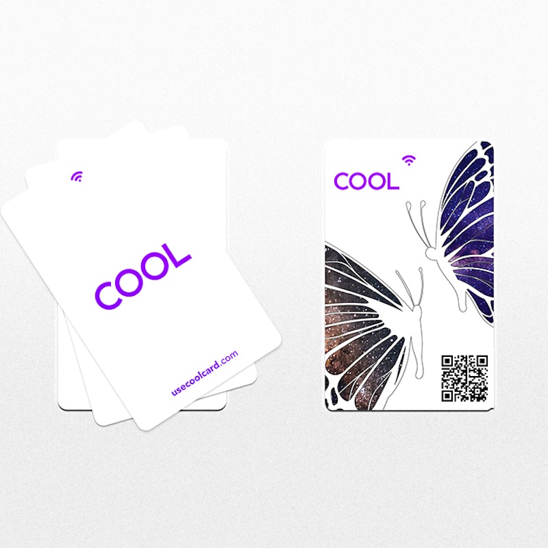 Butterfly NFC ve QR Kodlu Cool Dijital Kartvizit