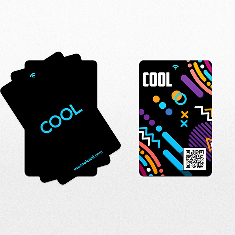 Pop NFC ve QR Kodlu Cool Dijital Kartvizit