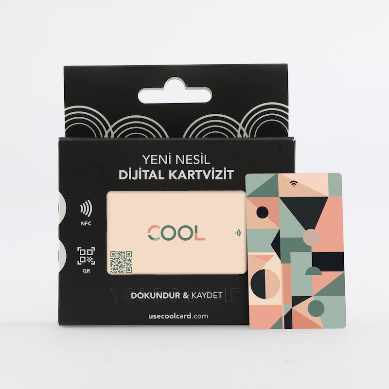 Bauhaus NFC ve QR Kodlu Cool Dijital Kartvizit