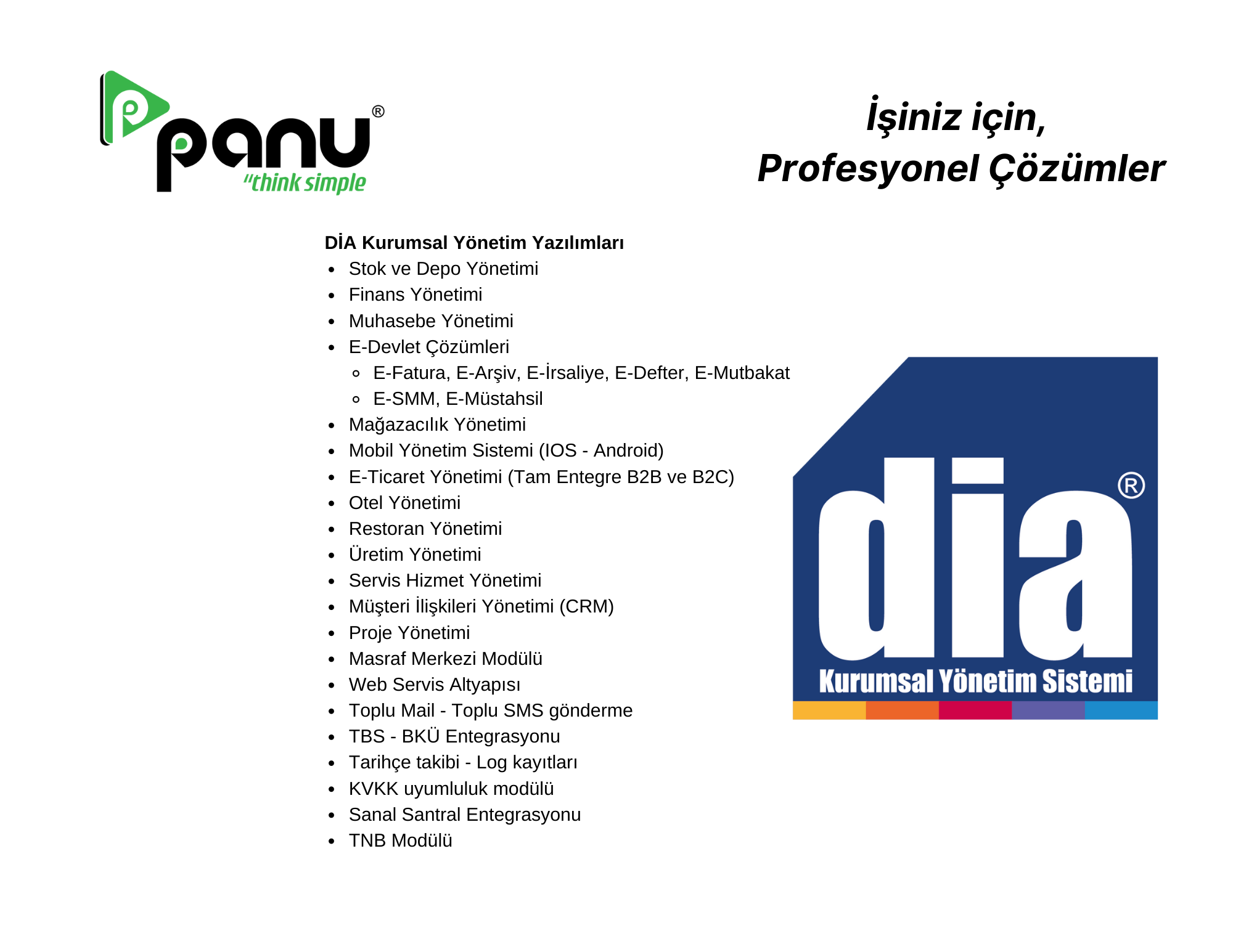 Panu Teknoloji Ltd.Şti. 1 
