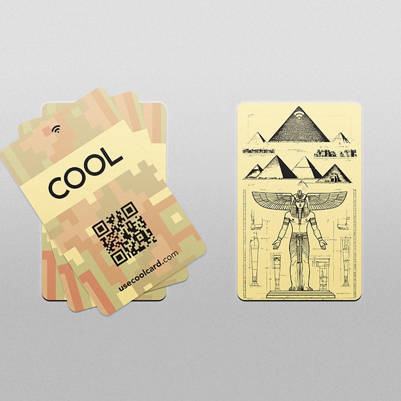 Egypt NFC ve QR Kodlu Cool Dijital Kartvizit