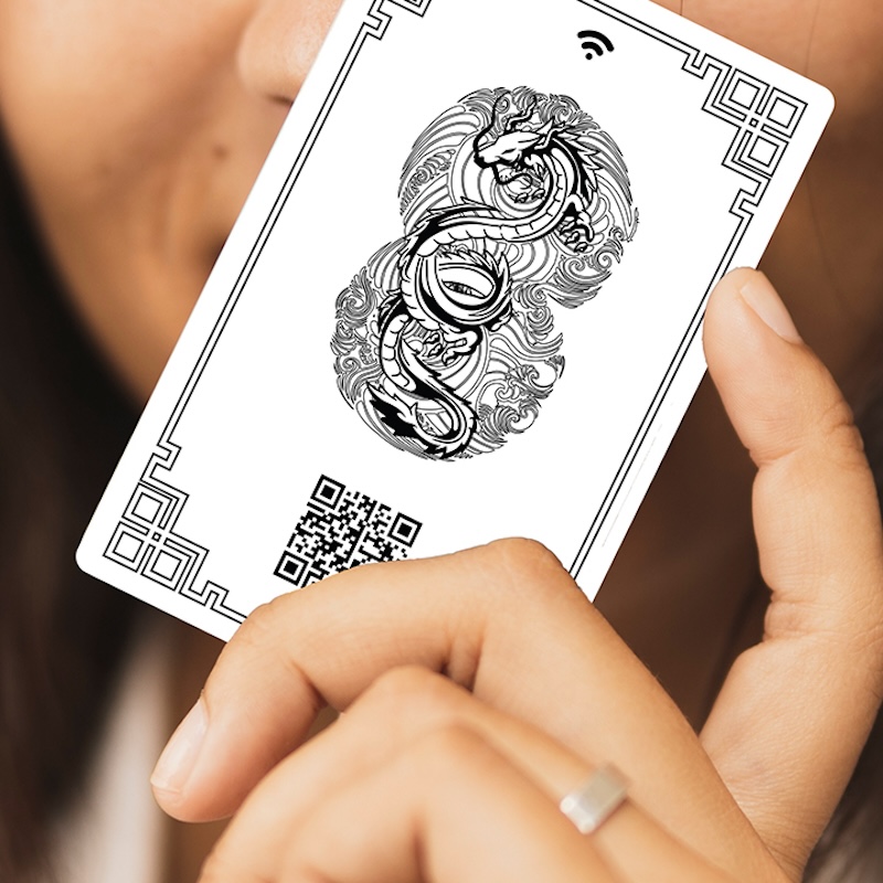 Dragon NFC ve QR Kodlu Cool Dijital Kartvizit